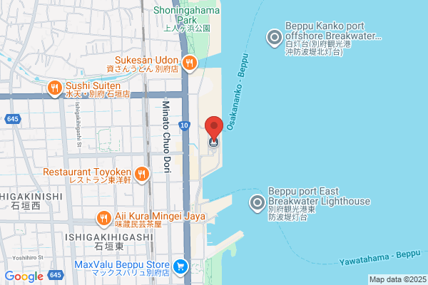 Kansai Kisen Kaisha Beppu Ferry Information