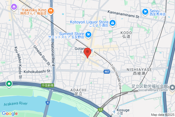 Tokyo Higashi Shinkin Bank, Gotanno Br.