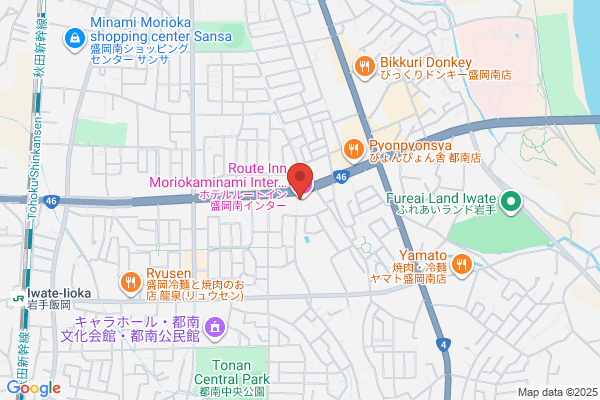 ホテルルートイン盛岡南インター