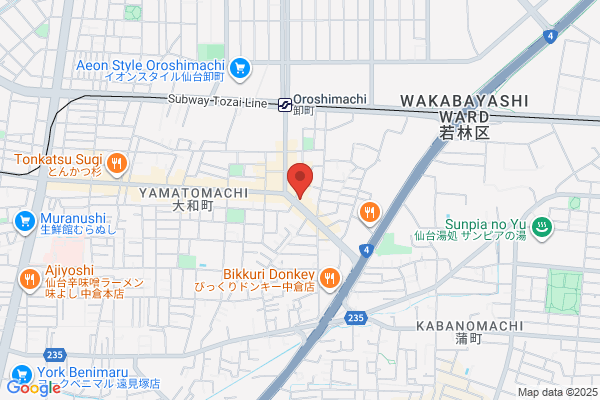 Chikyu no Tabi Sendai Corp. OroshimachiBr.