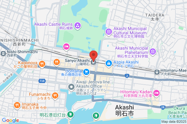 Sanyo Electric Railway Akashi Stn.