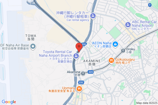 Toyota Rent-a-car Okinawa Co., Ltd. Urasoe Office0108101011