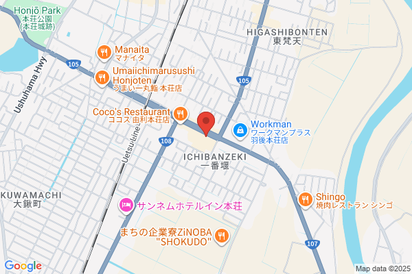 吉野家 １０５号線由利本荘店