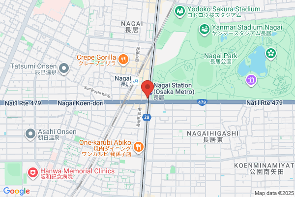 PUDOステーション　Osaka Metro御堂筋線　長居駅　南改札3号出入口付近