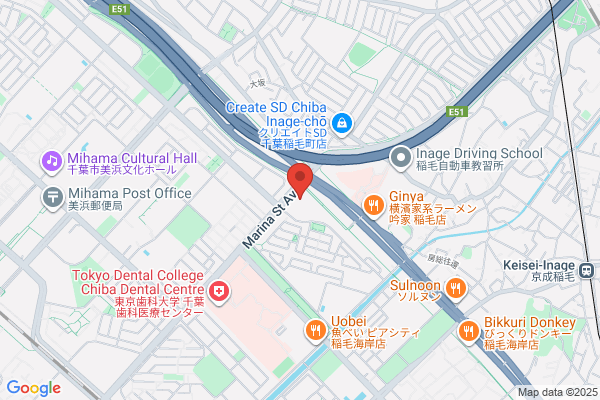 Keiyo Bank, Ltd., The, Inagekaigan Br.