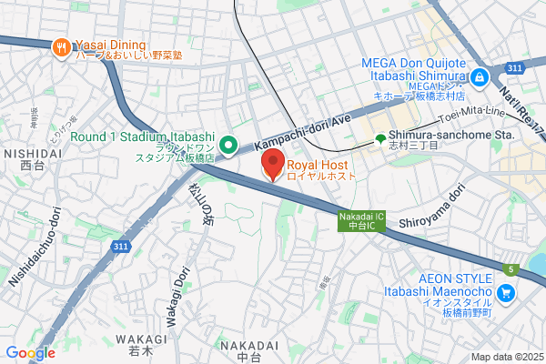 ロイヤルホスト板橋店