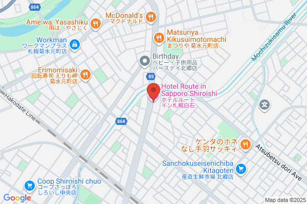 ホテルルートイン札幌白石