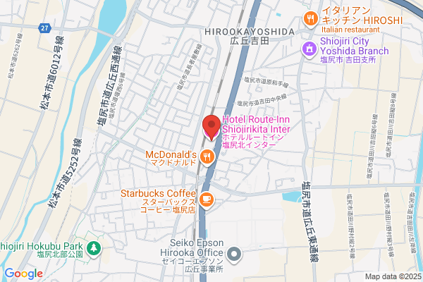 ホテルルートイン塩尻北インター