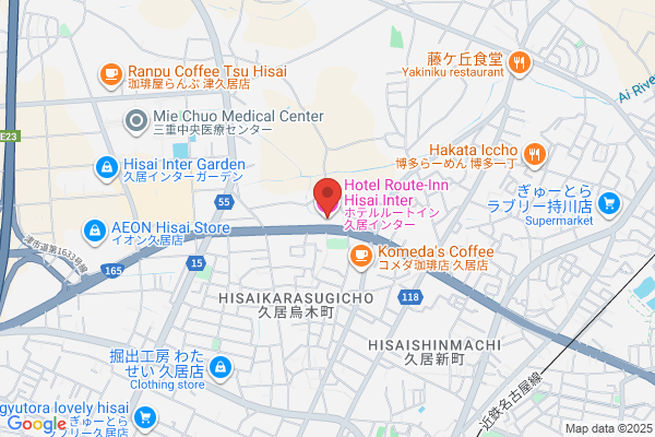 ホテルルートイン久居インター