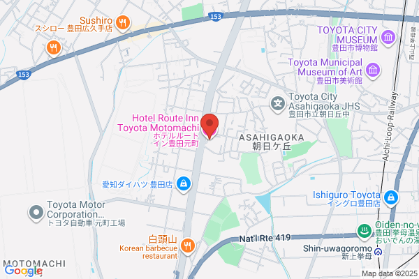 ホテルルートイン豊田元町