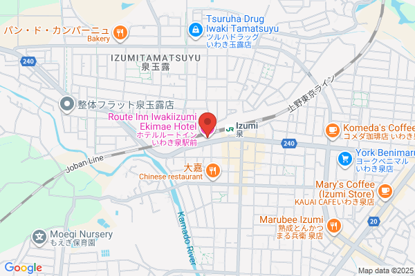 ホテルルートインいわき泉駅前