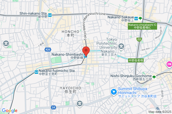 Higuchi Drug Store Nakano Shimbashi