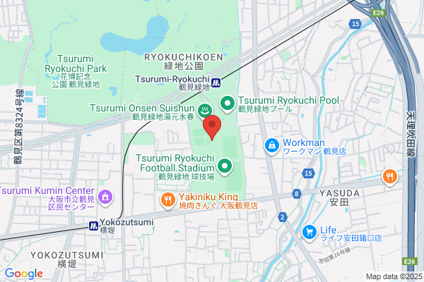 Tsurumi Ryokuchi Tennis Court