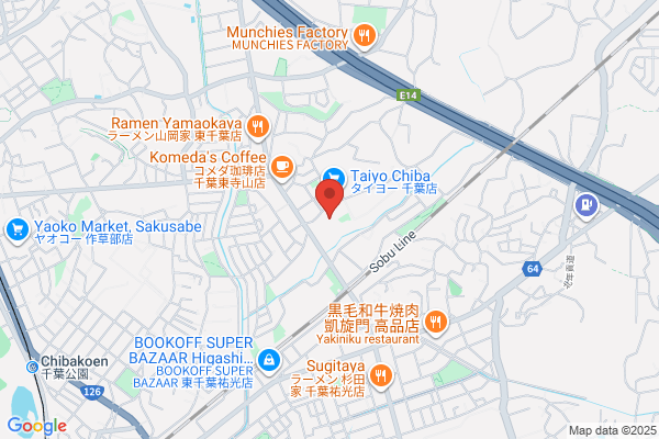 ウエルシア千葉東寺山店