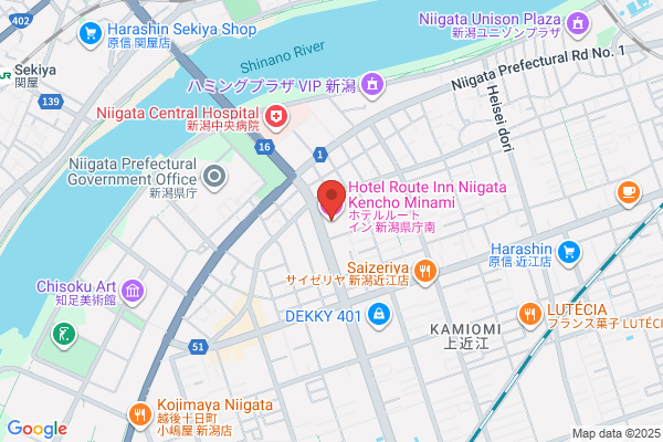 ホテルルートイン新潟県庁南