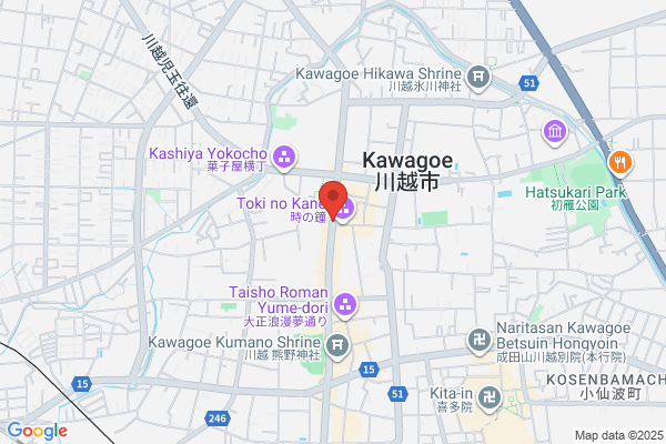 Totoyamichi Kawagoe Shinmei-ten