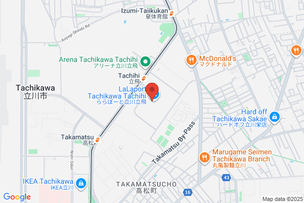 アイシティ ららぽーと立川立飛店