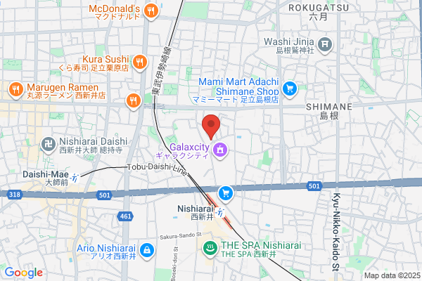 PUDOステーション　P112　ユリカロゼ西新井駅前