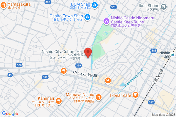 西尾会場 - 閉館