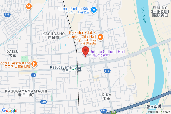 上越会場 - 閉館