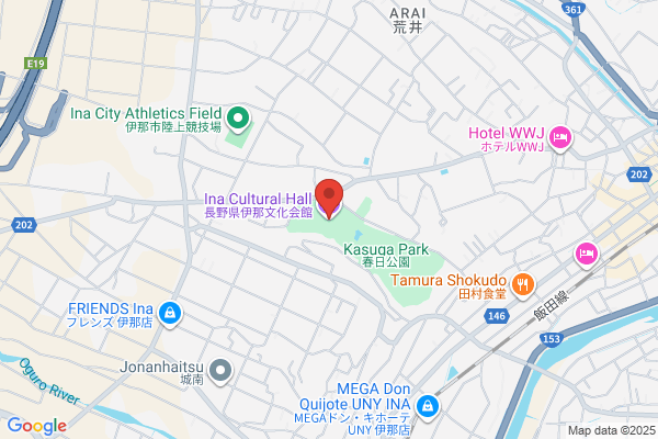 伊那会場 - 閉館