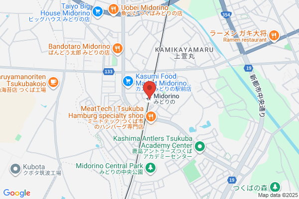 PUDOステーション　つくばエクスプレス　みどりの駅