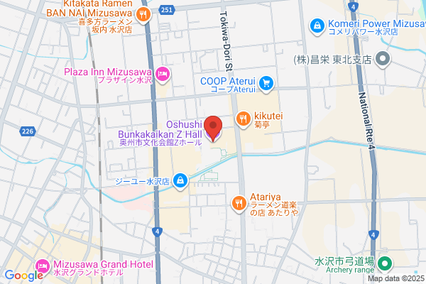 奥州会場 - 閉館