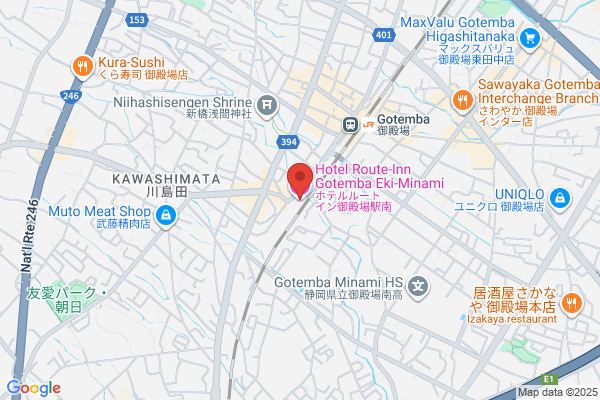 ホテルルートイン御殿場駅南