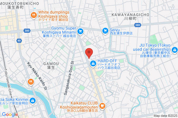 ウエルシア越谷蒲生店