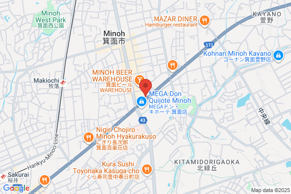 すき家 171号箕面牧落店
