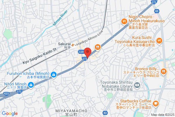 なか卯 箕面桜井店