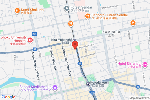 なか卯 仙台北四番丁店