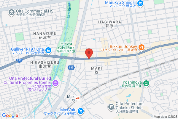 吉野家 １９７号線大分萩原店