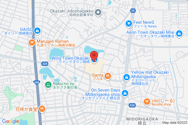 トライアングル ウイングタウン岡崎店