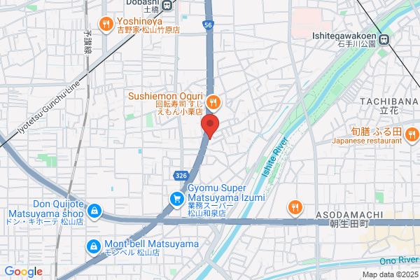 なか卯 56号松山小栗店
