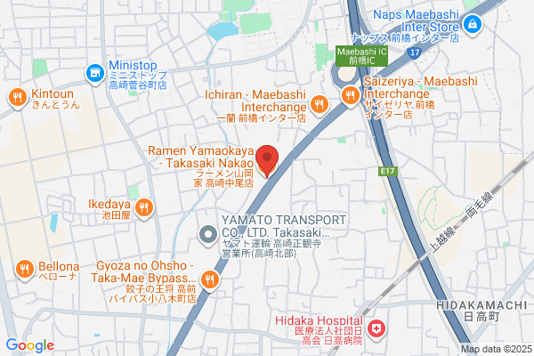 ラーメン山岡家 高崎中尾店