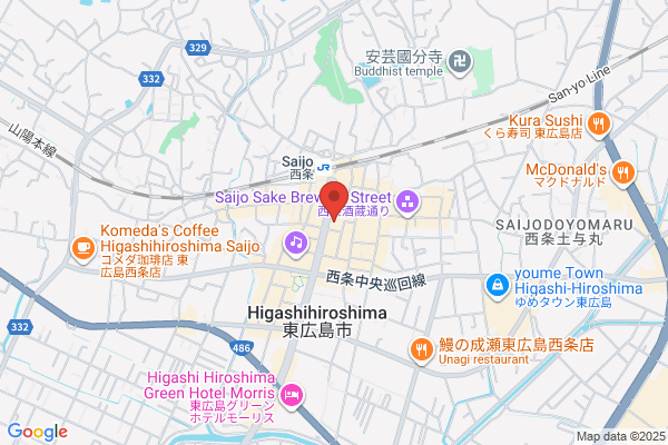 ホテルルートイン東広島西条駅前