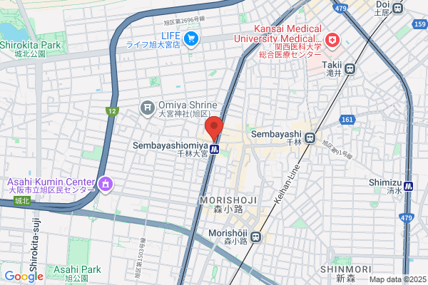 PUDOステーション　Osaka Metro谷町線　千林大宮駅　改札出て左手