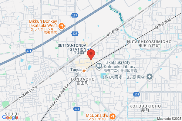 なか卯 摂津富田店