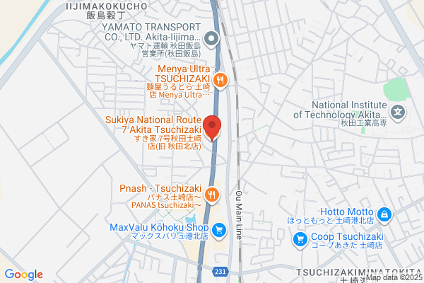 すき家 7号秋田土崎店（旧 秋田北店)