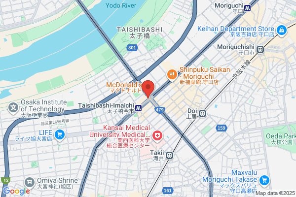 PUDOステーション　Osaka Metro谷町線　千林大宮駅　改札出て左手
