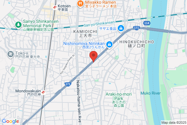 吉野家 １７１号線西宮若山町店