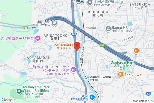 すき家 168号生駒壱分店