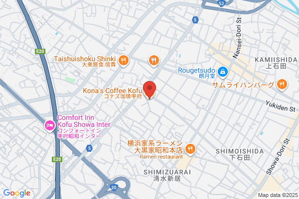 コナズ珈琲甲府