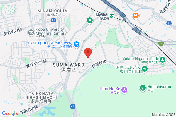 PUDOステーション　UR中登美第3団地　団地中心部管理サービス事務所付近