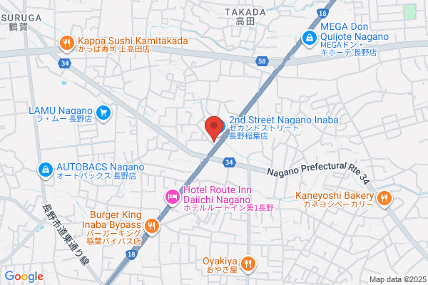 ゴルフパートナー Ｒ１８長野店