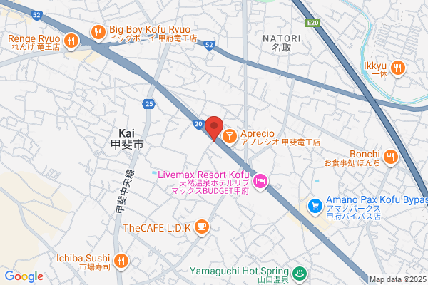 ラーメン山岡家 山梨甲斐店
