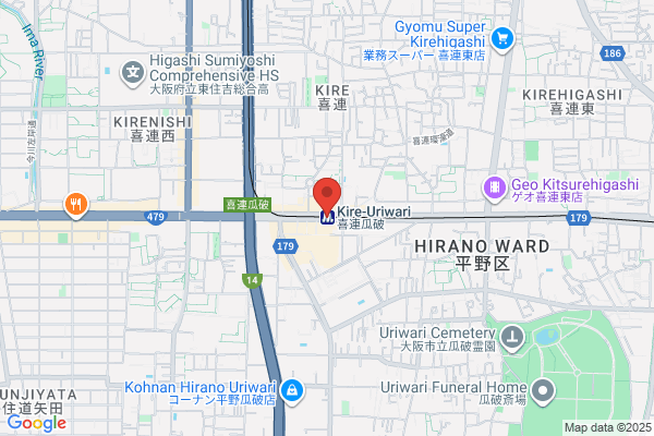 PUDOステーション　Osaka Metro谷町線　喜連瓜破駅　改札出て左手