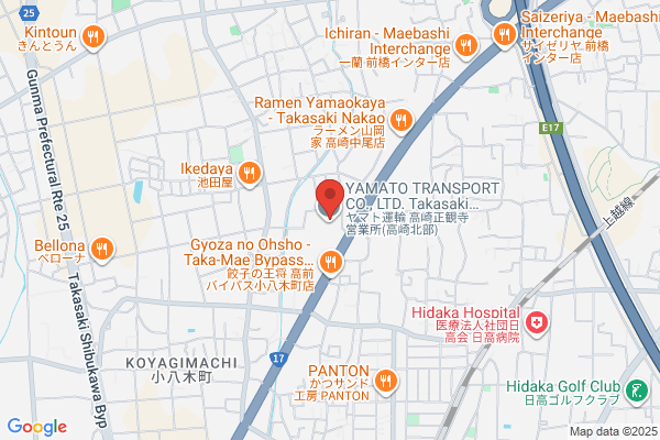 ヤマト運輸 前橋元総社センター