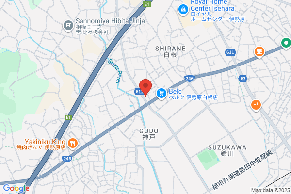 ホテルルートイン伊勢原大山インター -国道246号-